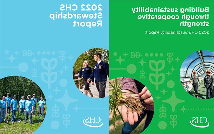 Covers of 2022 Sustainability and Stewardship Reports